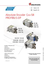 Предварительный просмотр 1 страницы TR-Electronic PROFI BUS C 58 Series User Manual