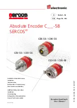 TR-Electronic SERCOS  COV-58 User Manual предпросмотр