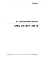 Preview for 23 page of TR-Electronic Series 65 Assembly Instructions Manual