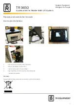 Preview for 7 page of TR Equipment 0542000 Manual