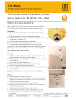 Preview for 1 page of TR 900A Quick Manual