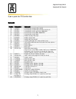 Preview for 6 page of TR Comfortline Service Manual