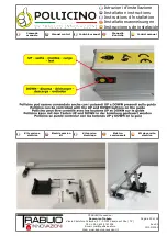 Предварительный просмотр 25 страницы TRABUIO Innovazioni Pollicino 44225 Installation Instructions Manual