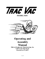 Trac Vac 565C Operating And Assembly Manual preview