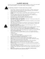 Preview for 2 page of Trac Vac 854-BX Operating And Assembly Manual