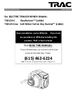 Preview for 1 page of TRAC Day Runner Operating Instructions Manual