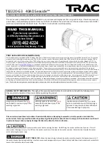 Preview for 1 page of TRAC Seaside 40AD T10220-G3 Installation And Operating Instructions