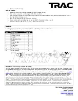 Preview for 4 page of TRAC T10069 Installation And Maintenance Instructions