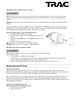 Preview for 3 page of TRAC T10072 Installation And Maintenance Instructions Manual