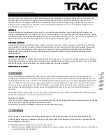 Preview for 15 page of TRAC T10101-25sw Manual