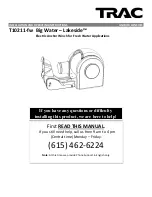 TRAC T10211-fw Big Water Lakeside Installation And Operating Instructions Manual preview