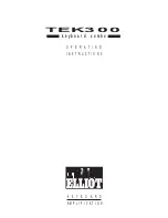 TRACE ELLIOT TEK300 Operating Instructions Manual preview