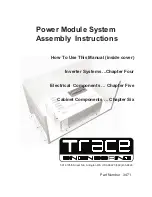 Trace Engineering PM DR 175 Assembly Instructions Manual предпросмотр