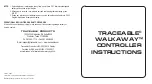 Предварительный просмотр 1 страницы Traceable Walkaway 5057 Instructions