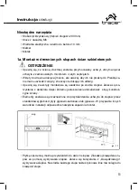 Предварительный просмотр 5 страницы Tracer 1151611 Instructions For Use Manual