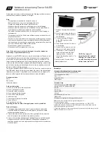 Preview for 2 page of Tracer 54 LED Instruction Manual