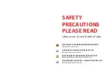 Tracer BP2805 Safety Precautions preview