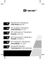 Предварительный просмотр 1 страницы Tracer BT speaker Traveltube Instructions For Use Manual