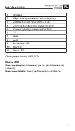 Preview for 7 page of Tracer MusicTube TWS Instructions For Use Manual