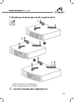 Preview for 19 page of Tracer Projector Ceiling Mount Instructions For Use Manual