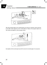 Preview for 20 page of Tracer Projector Ceiling Mount Instructions For Use Manual