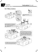 Preview for 22 page of Tracer Projector Ceiling Mount Instructions For Use Manual