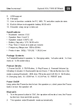 Preview for 11 page of Tracer Splash XXL TWS BT Instructions For Use Manual