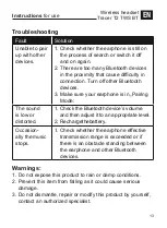 Предварительный просмотр 13 страницы Tracer T2 TWS BT Instructions For Use Manual