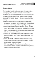 Preview for 15 page of Tracer T4 TWS BT Instructions For Use Manual