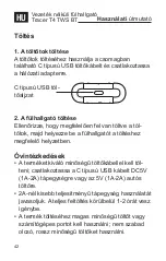 Предварительный просмотр 42 страницы Tracer T4 TWS BT Instructions For Use Manual