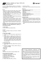 Preview for 3 page of Tracer TRAOSW46895 Instruction Manual