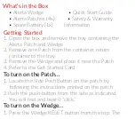 Preview for 2 page of Track Patch Alerta Quick Start Manual