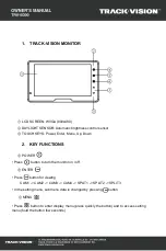 Предварительный просмотр 3 страницы Track-Vision TRV10300 Owner'S Manual