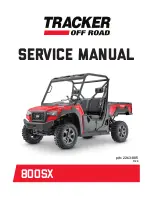 Tracker Off-Road 800SX Service Manual preview