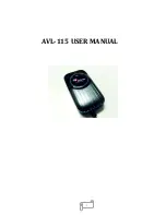 Tracker Technology AVL-115 User Manual preview