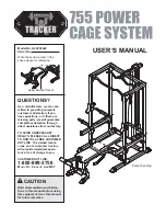 Tracker 755 POWER CAGE SYSTEM User Manual preview