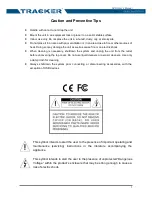 Preview for 2 page of Tracker NVR1641 User Manual