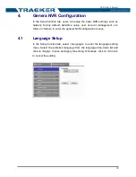 Preview for 20 page of Tracker NVR1641 User Manual