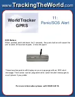 Preview for 14 page of Tracking The World WorldTracker GPRS User Manual