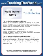 Preview for 15 page of Tracking The World WorldTracker GPRS User Manual