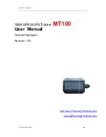 Preview for 1 page of TrackingTheWorld MT100 User Manual