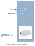 TrackingTheWorld WorldTracker AVL User Manual предпросмотр