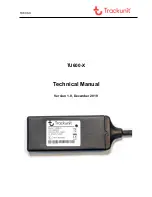 Предварительный просмотр 1 страницы Trackunit TU600 Series Technical Manual