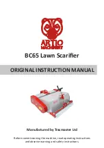 Tracmaster ARTIO BC65 Original Instruction Manual preview