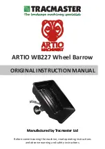 Предварительный просмотр 1 страницы Tracmaster ARTIO WB227 Original Instruction Manual