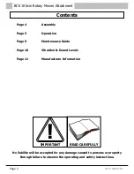 Preview for 2 page of Tracmaster BCS 100cm Operating Instructions Manual