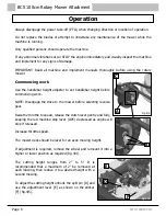 Preview for 6 page of Tracmaster BCS 100cm Operating Instructions Manual