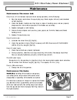 Preview for 9 page of Tracmaster BCS 100cm Operating Instructions Manual