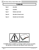 Предварительный просмотр 2 страницы Tracmaster BCS 56cm Rotary Mower Operating Instructions Manual