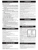 Preview for 2 page of Tracmaster BCS 630WS MAX Operating Instructions